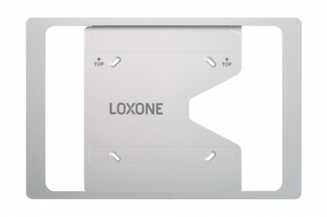 Loxone iPad Wallmount 10,2" Zilver 100430